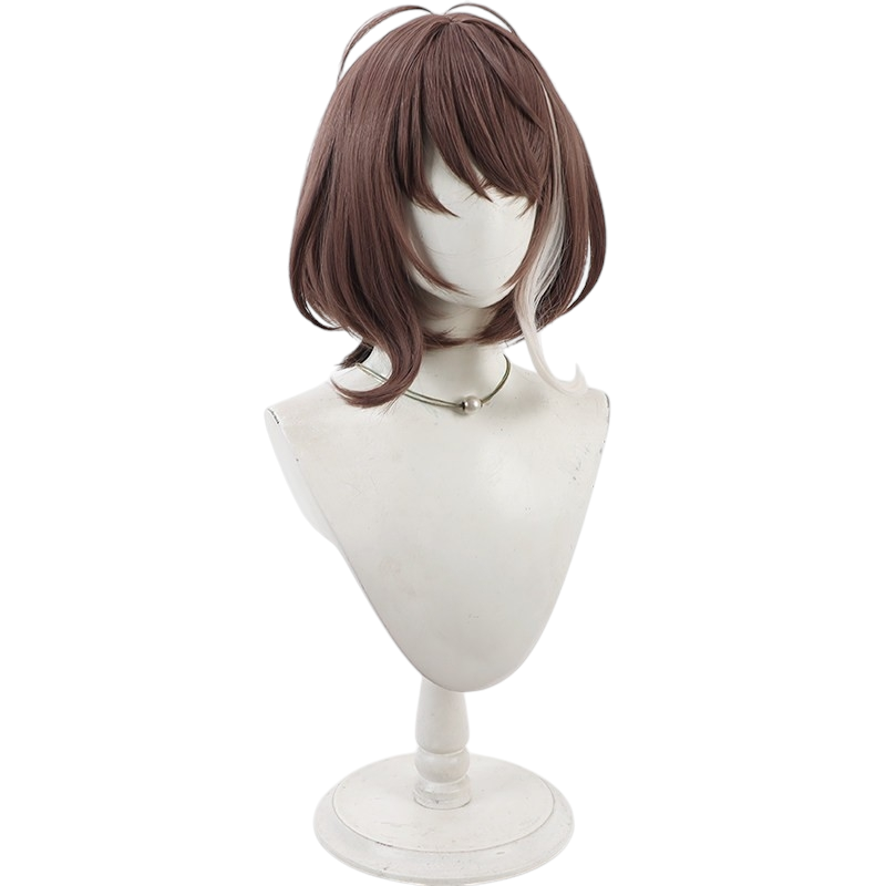 White Smoke Asu Cosplay Wig - SINSEKAI RECORD / VTuber (Highlighted Scalp) (FEVERCOS)