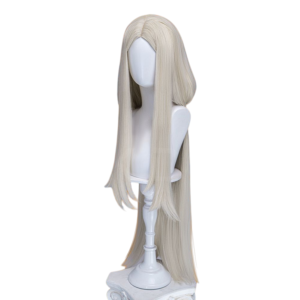 White Smoke Auguste Cosplay Wig - Gachiakuta (100cm Long Scalp Style) (FEVERCOS)
