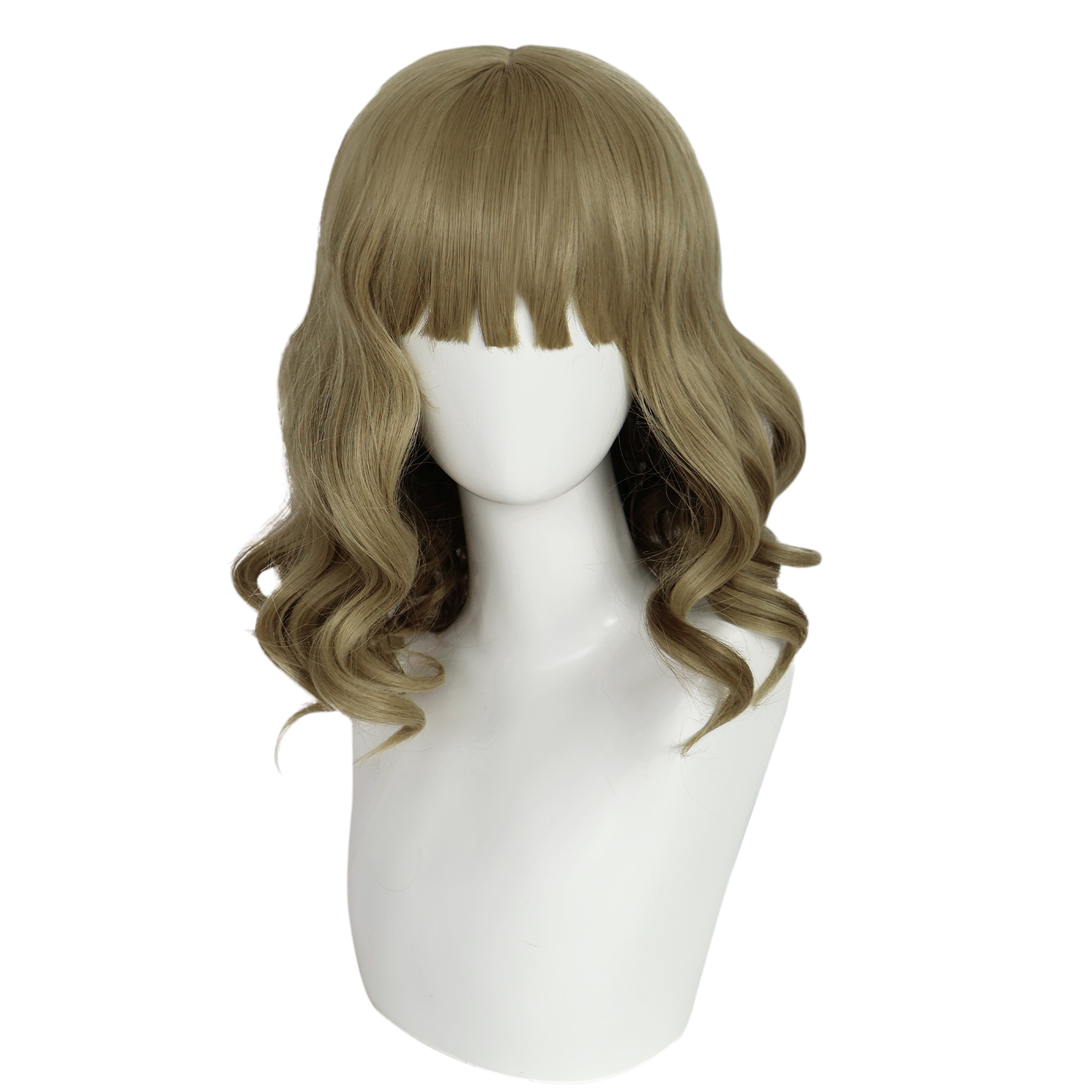 Gray Sakurako Omuro Cosplay Wig - Yuru Yuri / Omuro-ke (Blonde Wavy) (FEVERCOS)