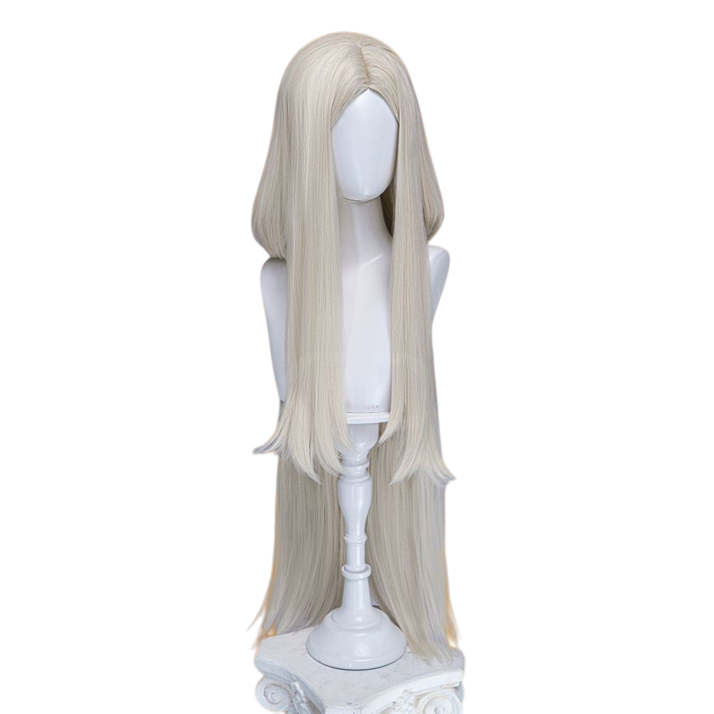 White Smoke Auguste Cosplay Wig - Gachiakuta (100cm Long Scalp Style) (FEVERCOS)