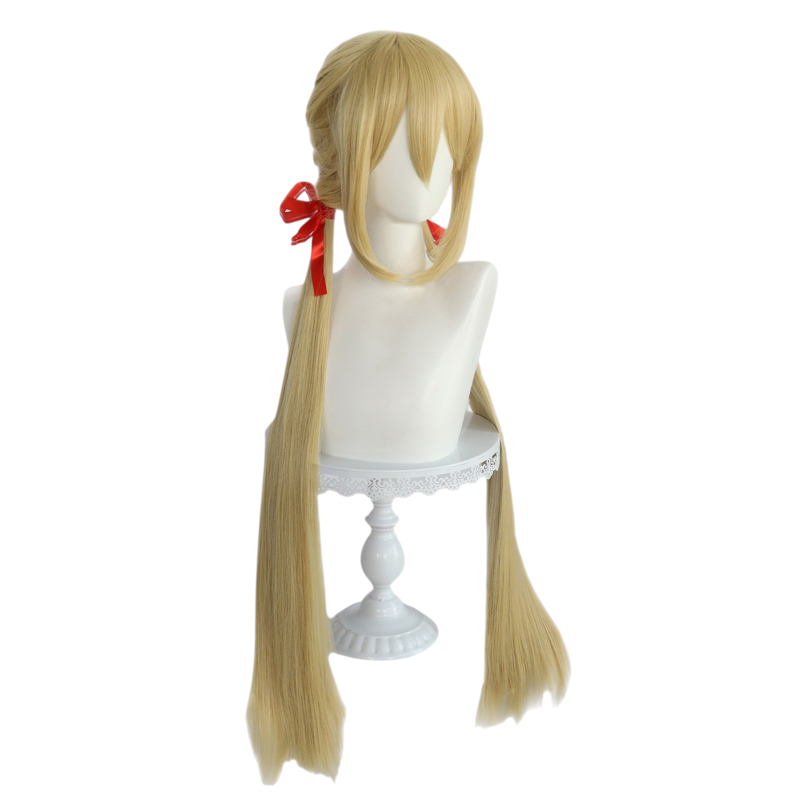 Rosy Brown Nanami Arihara Cosplay Wig - Riddle Joker (Pink Twin Tails) (FEVERCOS)