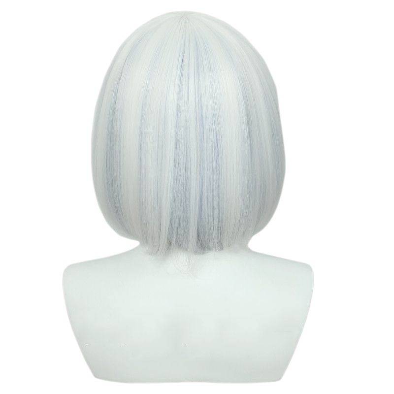 White Smoke Siesta Cosplay Wig - The Detective Is Already Dead (White Inward Bob) (FEVERCOS)