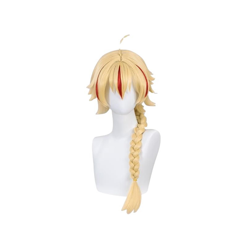 White Smoke Charles I (Charlemagne) Cosplay Wig - Fate Series (60cm Braided Scalp) (FEVERCOS)