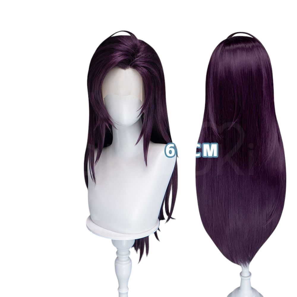 White Smoke Kai'Sa Cosplay Wig - League of Legends (60cm Widow's Peak Mini Lace Front) (FEVERCOS)