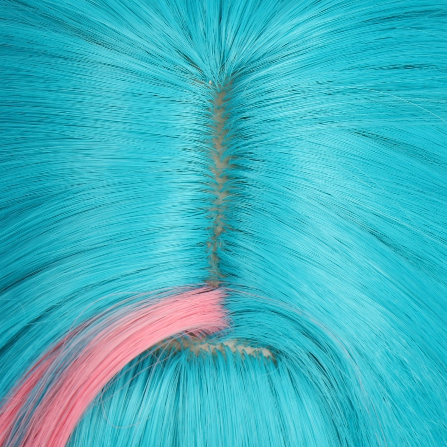 Light Sea Green Mint Cosplay Wig - Urban Anomaly (Pink Braided Rose Net) (FEVERCOS)