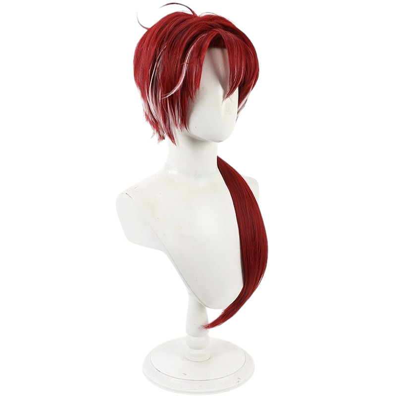 White Smoke Bellone Cosplay Wig - Arknights (Highlighted Teased Ponytail) (FEVERCOS)