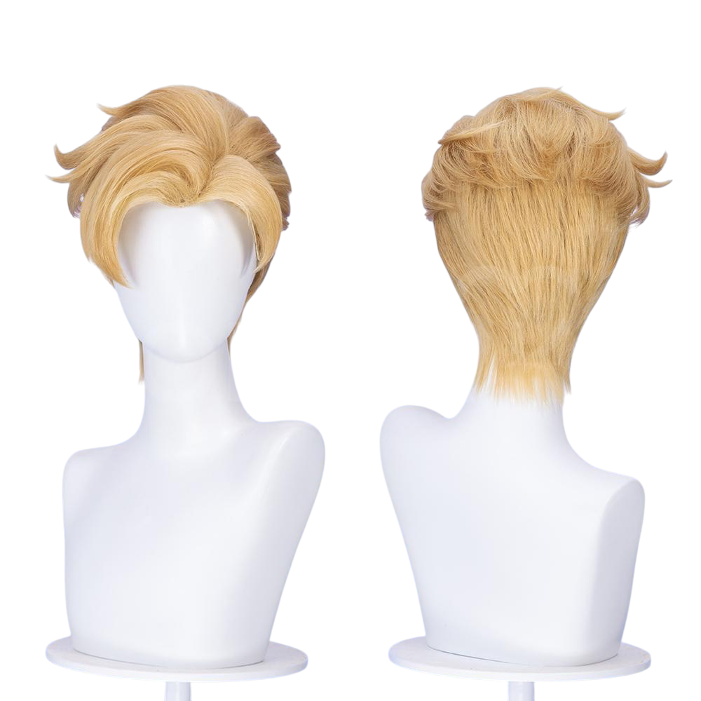 White Smoke Star-Lord Cosplay Wig - Marvel Rivals (Blonde Teased Short) (FEVERCOS)
