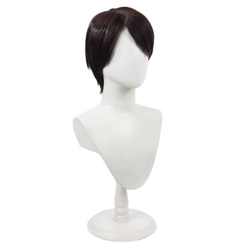 White Smoke Hiiro Kagami Cosplay Wig - Kamen Rider Ex-Aid (Brown Teased Volume) (FEVERCOS)