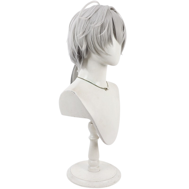 White Smoke Ardashir Cosplay Wig - Arknights: Endfield (Silver-White Gradient) (FEVERCOS)