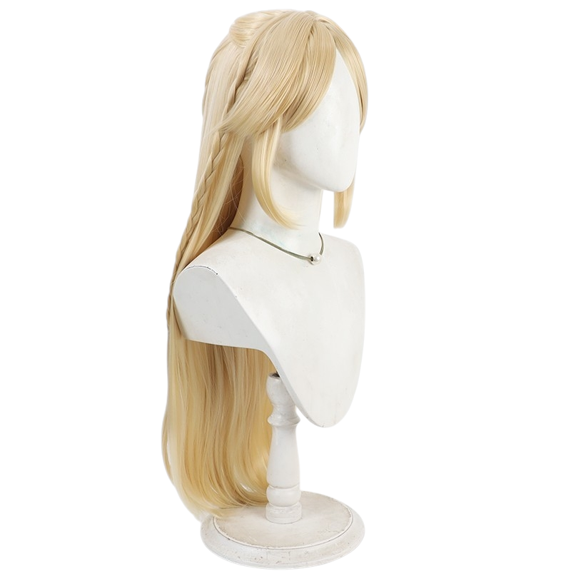 White Smoke Cartethyia (Yellow Base) Cosplay Wig - Wuthering Waves (Yellow Scalp Style) (FEVERCOS)