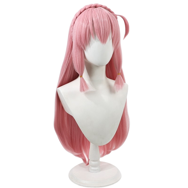 White Smoke Nei Ookawamura Cosplay Wig - Chained Soldier (Pastel Pink Bob) (FEVERCOS)