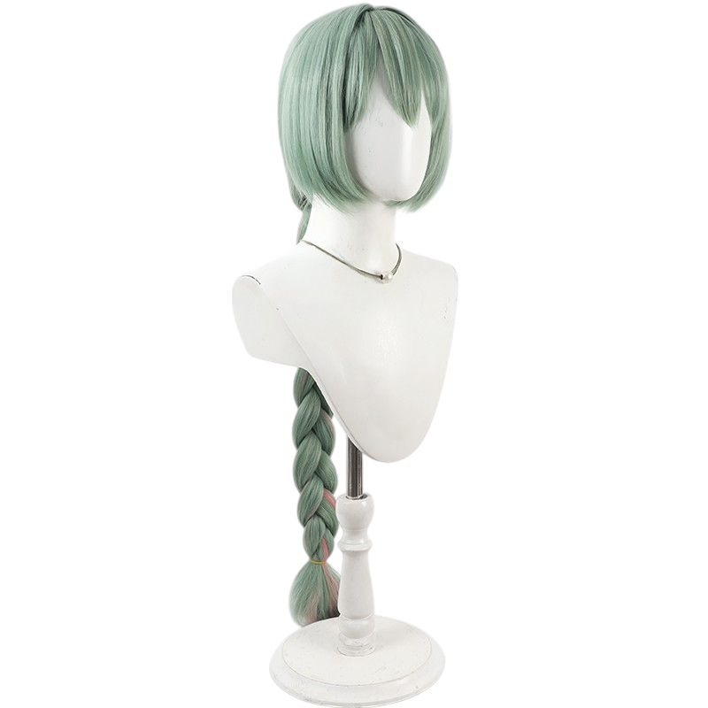 White Smoke Phrolova (Thick Braid) Cosplay Wig - Wuthering Waves (Crimped Thick Braid Scalp) (FEVERCOS)