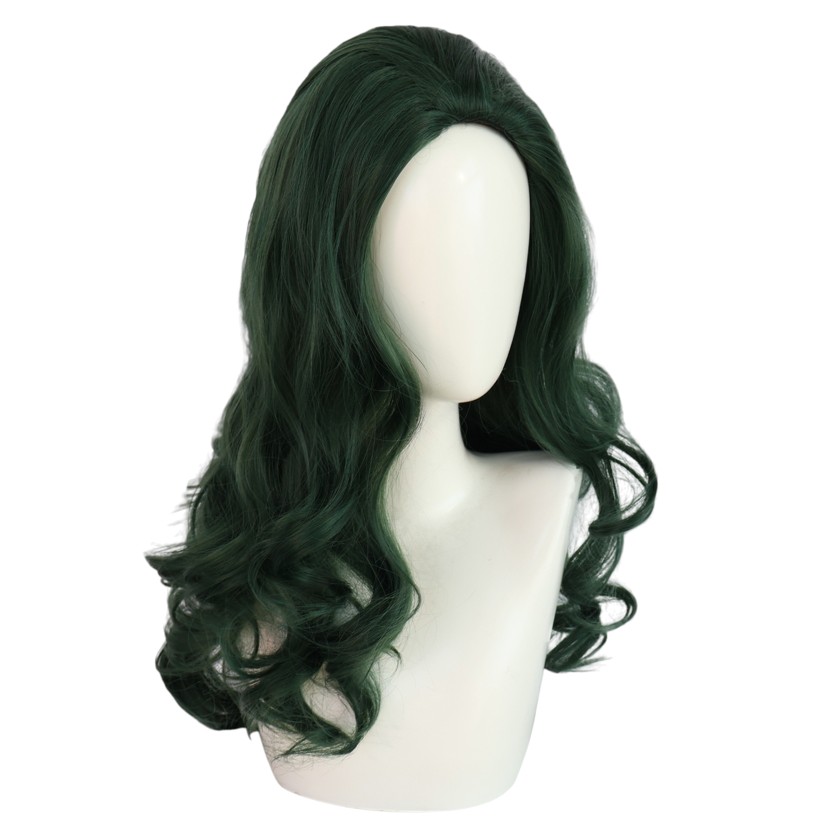 Dark Slate Gray She-Hulk (Jennifer Walters) Cosplay Wig - Marvel (Green Wavy) (FEVERCOS)
