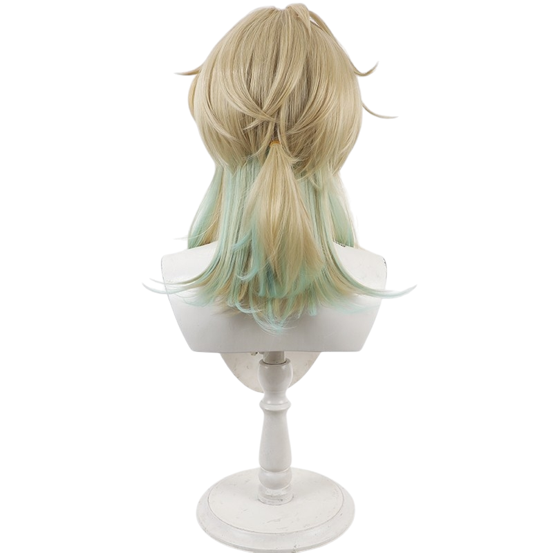 White Smoke Luuk Hcrsscn Cosplay Wig - Wuthering Waves (Half-Up Half-Down Scalp) (FEVERCOS)