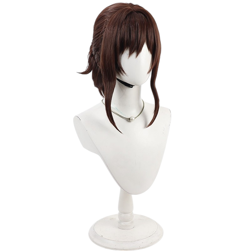 White Smoke Ciel Cosplay Wig - 33rd Expedition Team (Brown Elegant Updo) (FEVERCOS)