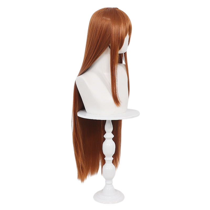 White Smoke Hibari Tojo Cosplay Wig - Variable Barricade (Chestnut Brown Long) (FEVERCOS)
