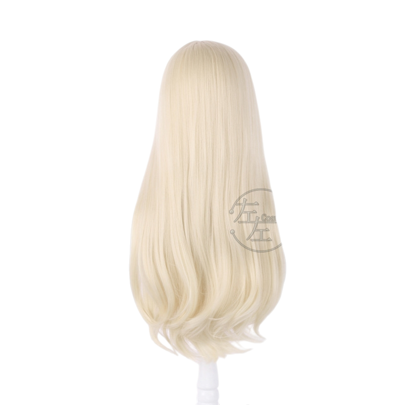 White Smoke Barbie Cosplay Wig - Barbie The Movie (Light Blonde Long Loose) (FEVERCOS)