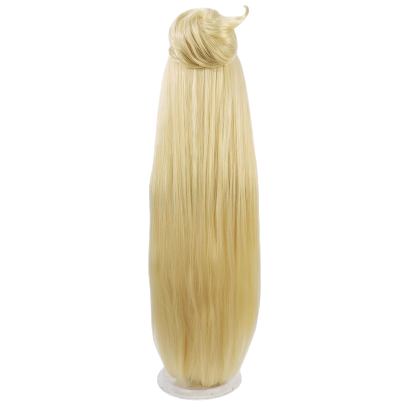 White Smoke Hime Shiratori Cosplay Wig - Aikatsu Stars! (Golden Blonde Curly) (FEVERCOS)