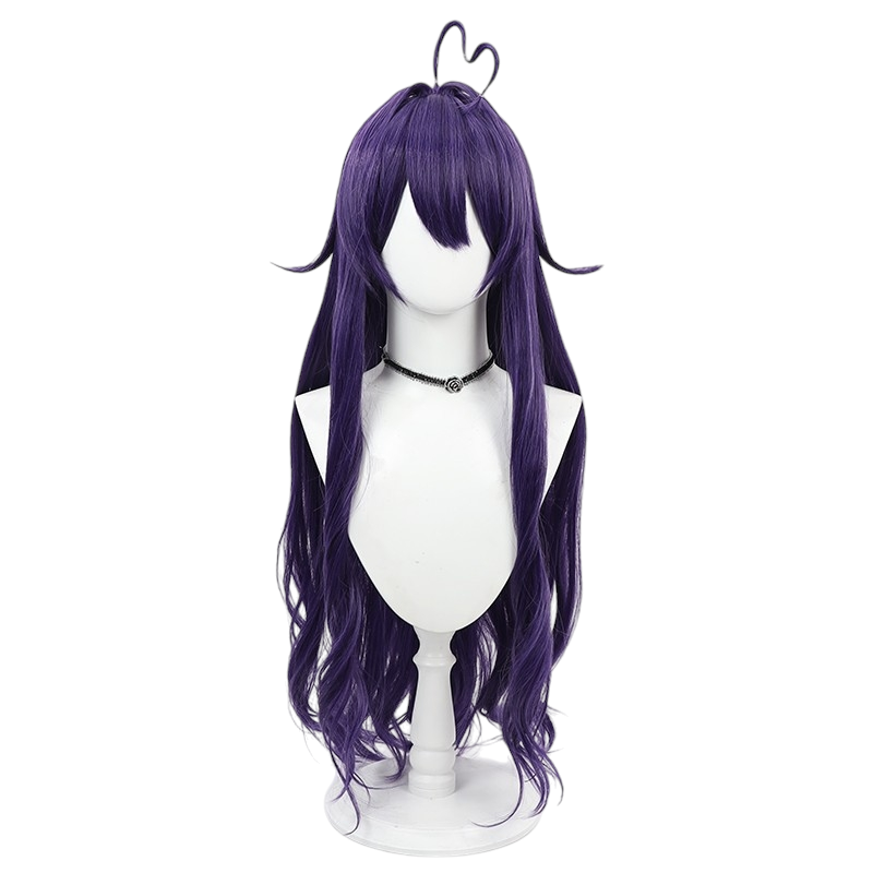 White Smoke Utena Hiiragi Cosplay Wig - Gushing over Magical Girls (Magia Baiser Long Deep Purple) (FEVERCOS)