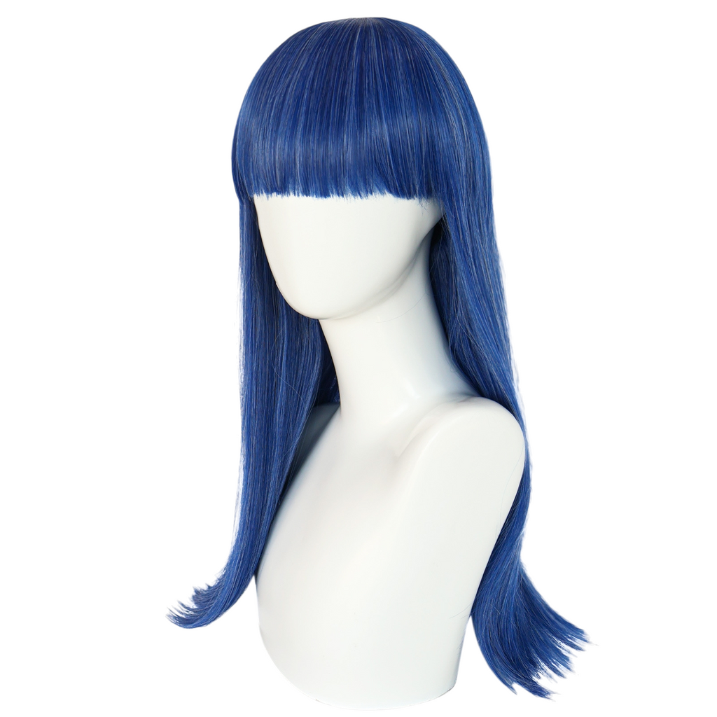 Lavender Ennui (Sansan) Cosplay Wig - Inside Out 2 (Dark Blue Long) (FEVERCOS)