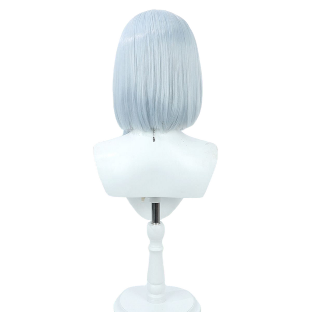 White Smoke Beta Cosplay Wig - The Eminence in Shadow (Silver Blue Bob Scalp) (FEVERCOS)
