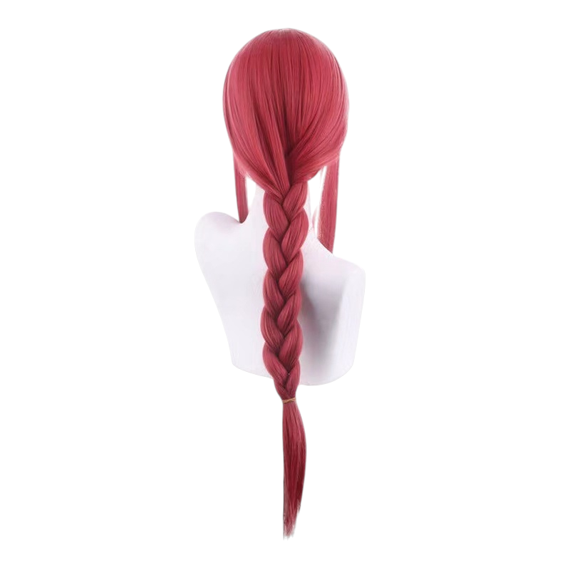 White Smoke Makima Cosplay Wig - Chainsaw Man (Rose Gold Braid) (FEVERCOS)