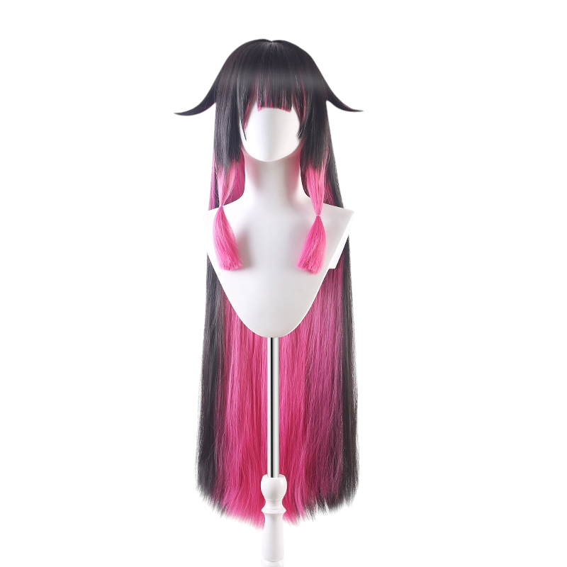 White Smoke Columbina (Damselette) Cosplay Wig - Genshin Impact (Deep Purple Gradient) (FEVERCOS)