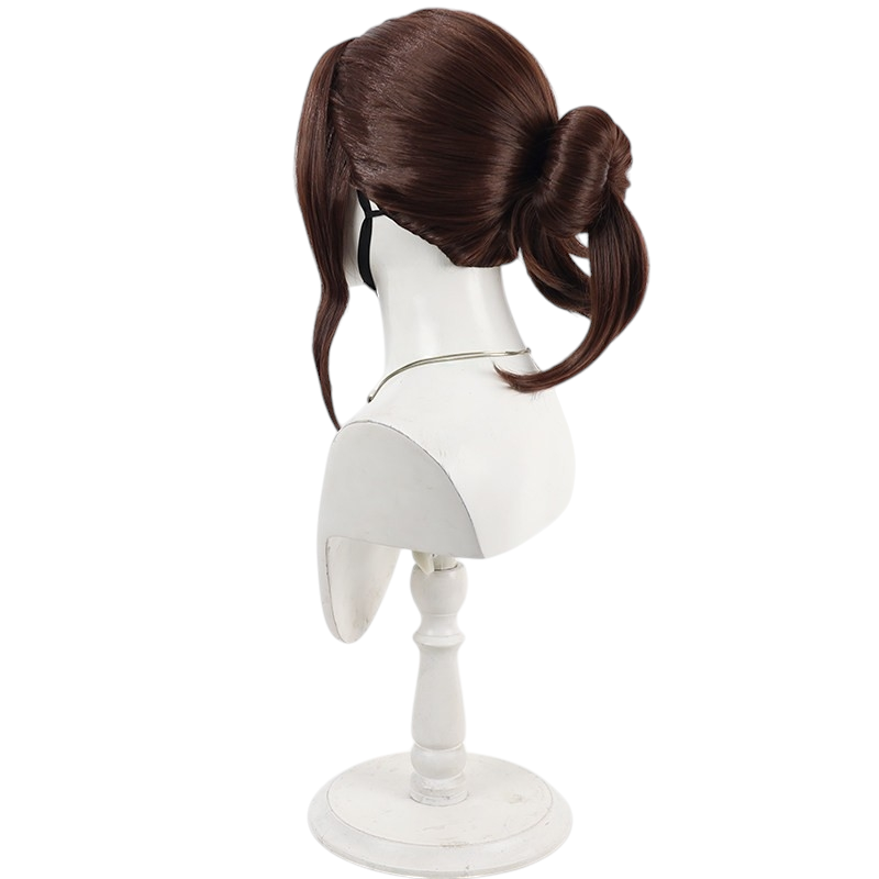 White Smoke Ciel Cosplay Wig - 33rd Expedition Team (Brown Elegant Updo) (FEVERCOS)