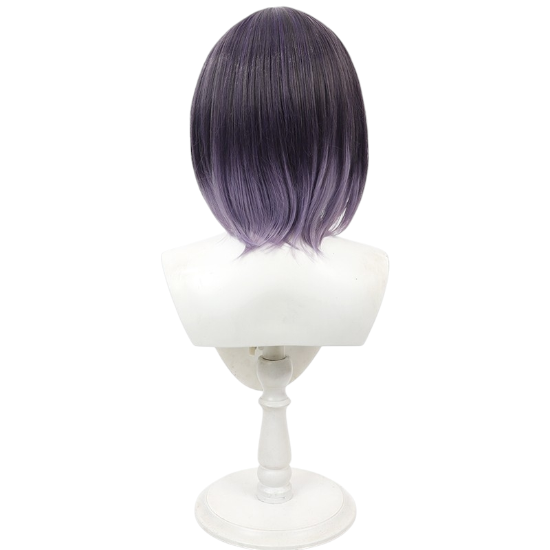 White Smoke Misuzu Hataya Cosplay Wig - Gakuen Idolmaster (Gradient Bob Scalp) (FEVERCOS)