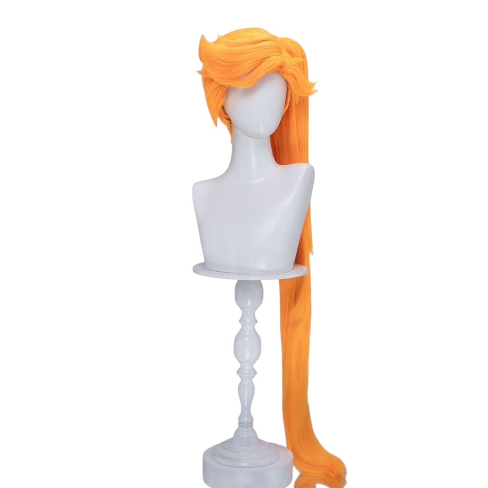 White Smoke Auriana Cosplay Wig - LoliRock (Side Part Scalp Detachable Ponytail) (FEVERCOS)