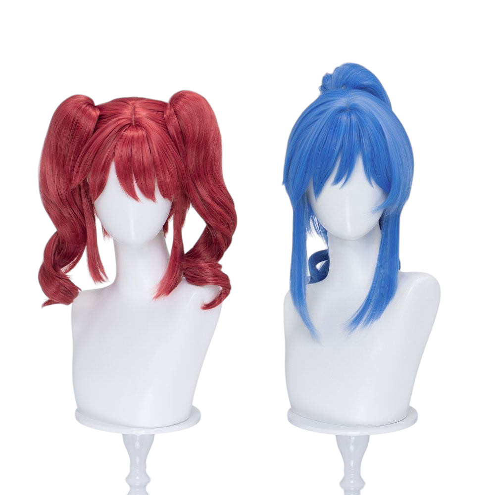 White Smoke Rein / Fine Cosplay Wig - Twin Princess of Wonder Planet (Detachable Ponytail Scalp) (FEVERCOS)