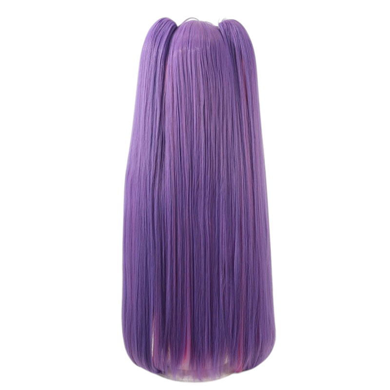 Dim Gray Towa Tokoyami Cosplay Wig - Hololive (Detachable Twin Tails) (FEVERCOS)