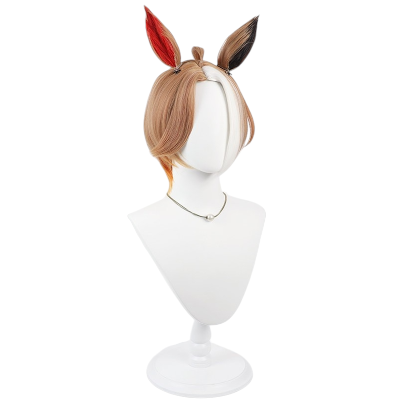 White Smoke Casino Drive Cosplay Wig - Pretty Derby (Textured Styling) (FEVERCOS)
