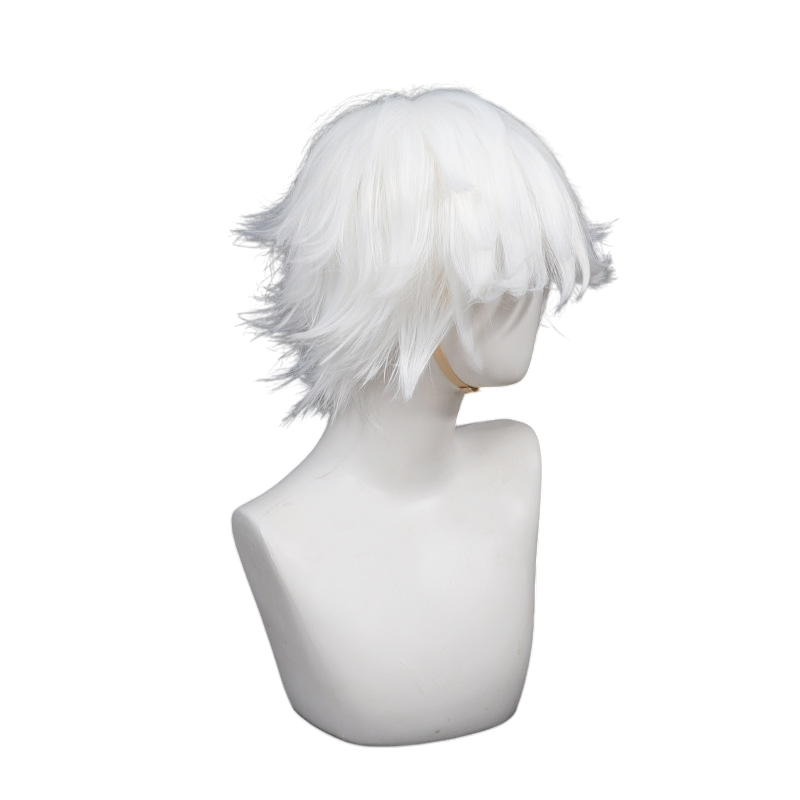 White Smoke Qifrey Cosplay Wig - Witch Hat Atelier (White Teased Short) (FEVERCOS)