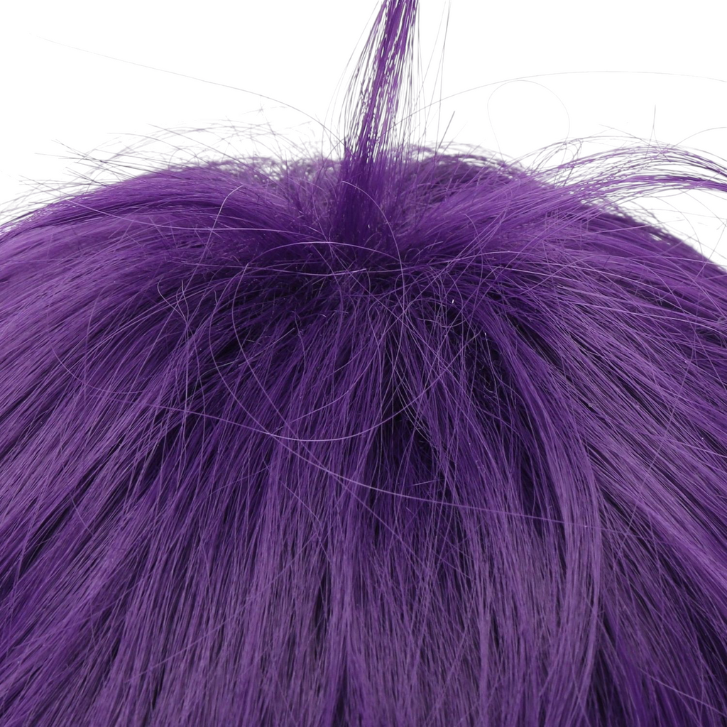 White Smoke Narancia Ghirga Cosplay Wig - JoJo's Bizarre Adventure (Purple Messy Short) (FEVERCOS)