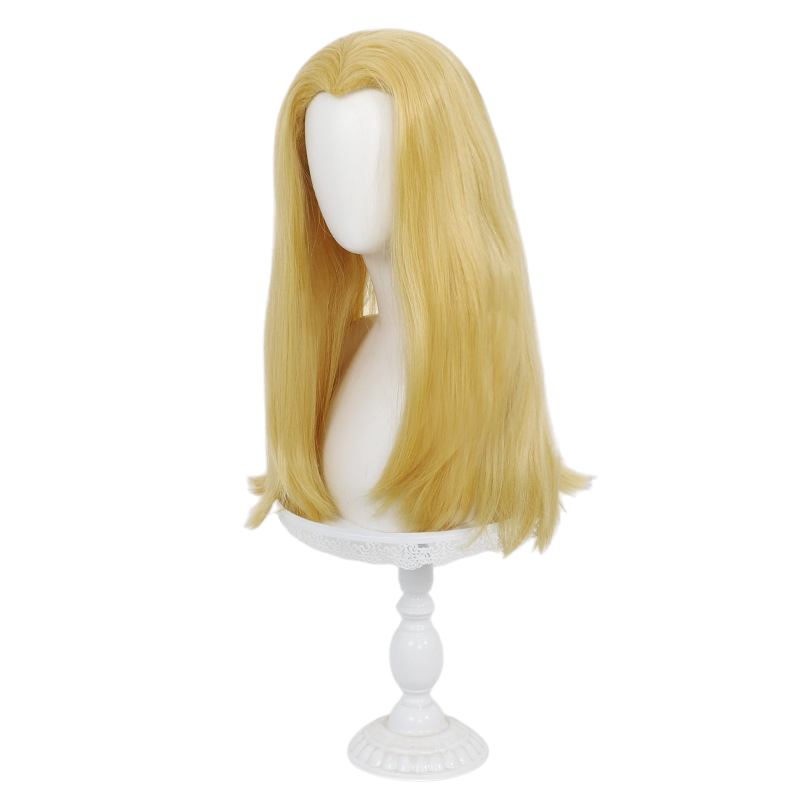 White Smoke Eisen Cosplay Wig - Frieren: Beyond Journey's End (Yellow Teased Short) (FEVERCOS)