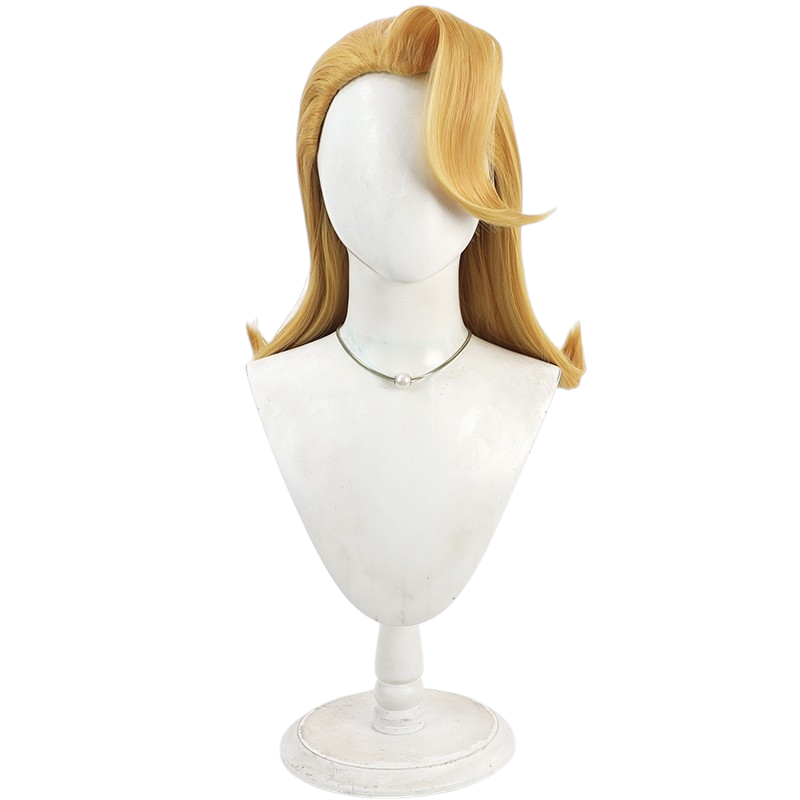White Smoke Emma Frost Cosplay Wig - Marvel Rivals (Blonde Sleek Styling) (FEVERCOS)