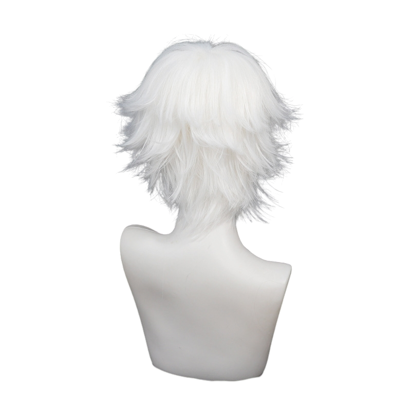 White Smoke Qifrey Cosplay Wig - Witch Hat Atelier (White Teased Short) (FEVERCOS)