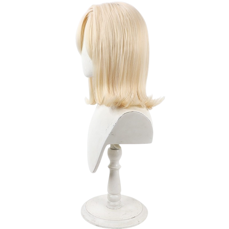 White Smoke Little Laura Vanderboom Cosplay Wig - Underground Blossom / Rusty Lake (Blonde Scalp Style) (FEVERCOS)