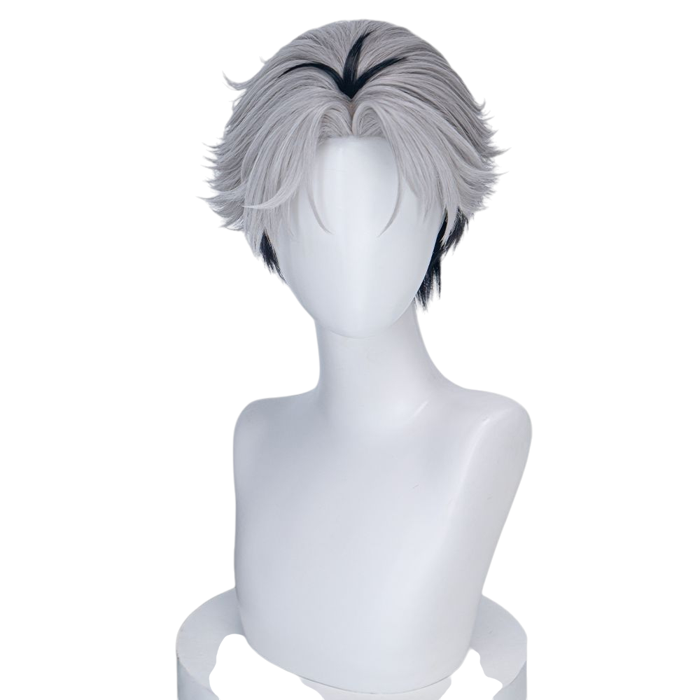 White Smoke Kangetsu Itechou Cosplay Wig - Agents of the Four Seasons (Simulation Scalp Styling) (FEVERCOS)