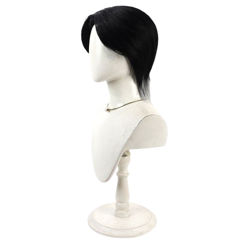 White Smoke Inaba Gou Cosplay Wig - Touken Ranbu (Black Gradient Loose) (FEVERCOS)