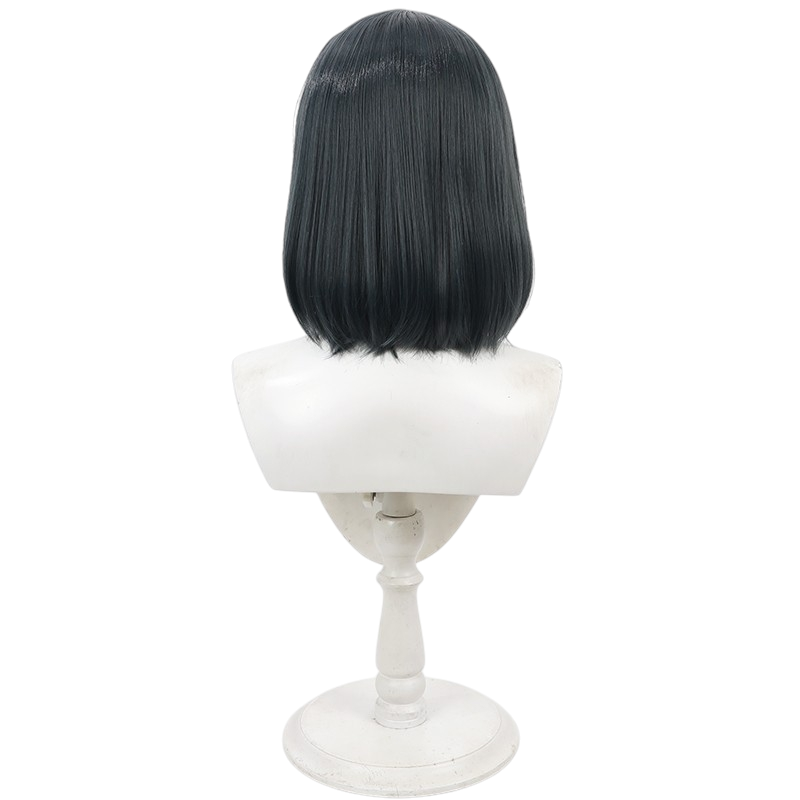White Smoke Saki Aoi Cosplay Wig - Senpai is an Otokonoko (Dark Green Bob) (FEVERCOS)