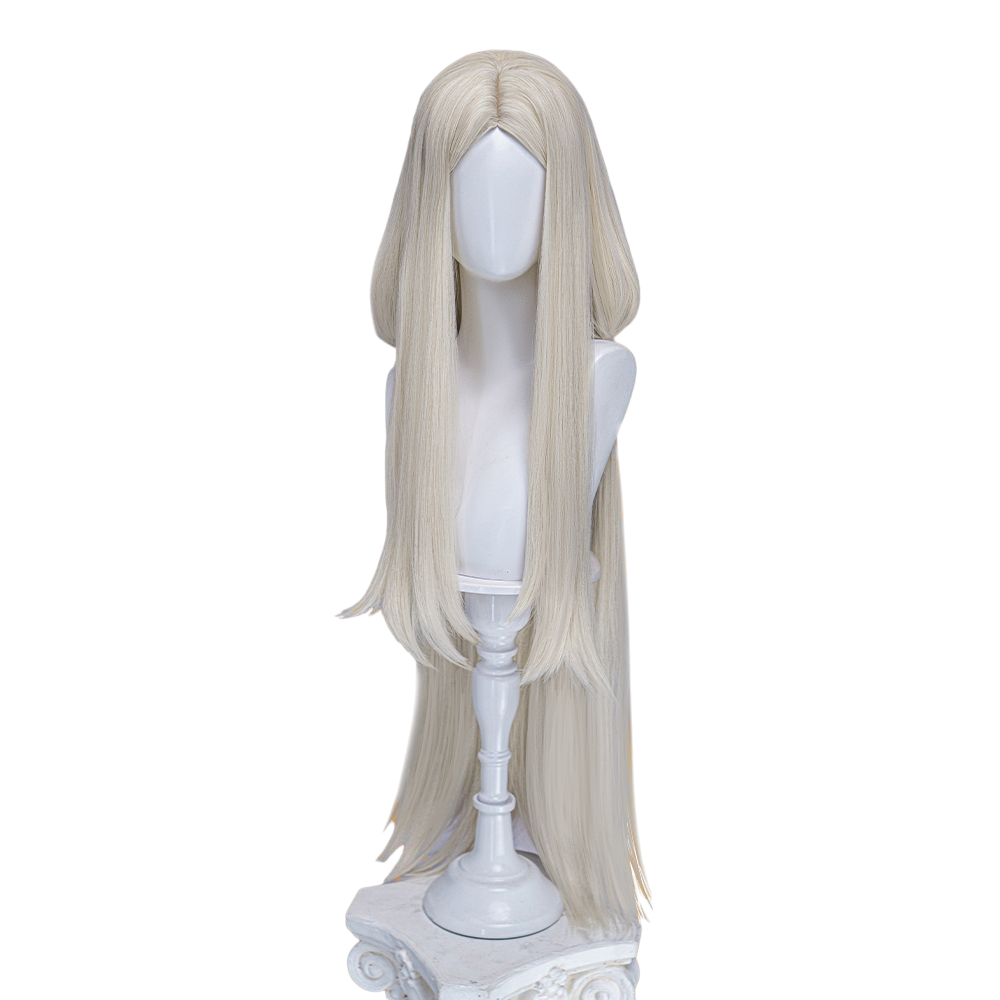 White Smoke Auguste Cosplay Wig - Gachiakuta (100cm Long Scalp Style) (FEVERCOS)