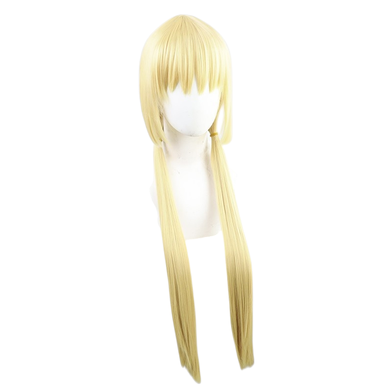 White Smoke Kon Cosplay Wig - Kemono Jihen (Blonde Fox Demon Scalp) (FEVERCOS)