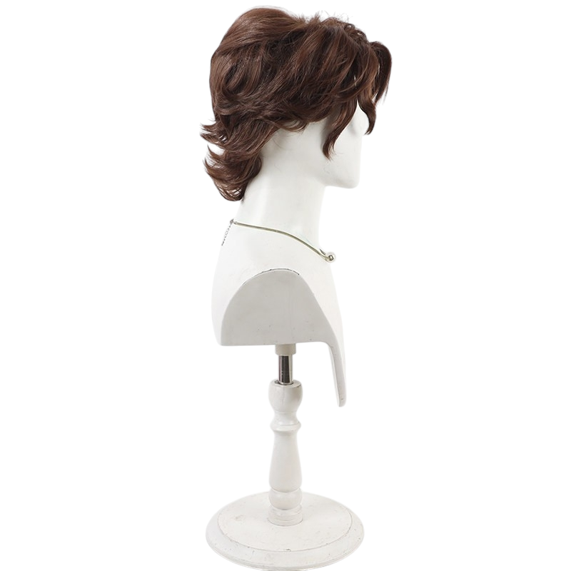 White Smoke Gustav Cosplay Wig - 33rd Expedition Team (Brown Widow's Peak) (FEVERCOS)