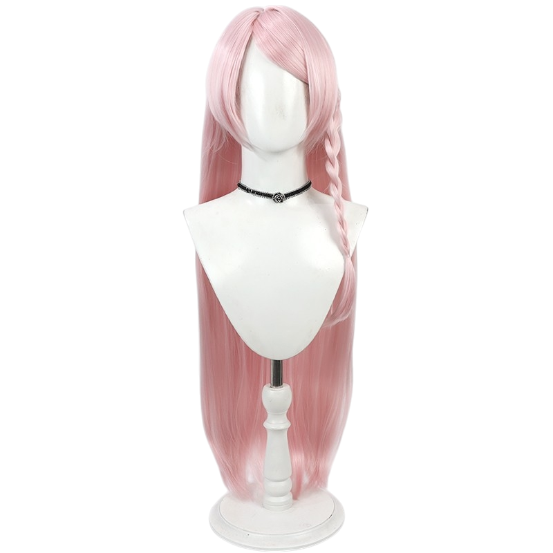 White Smoke Nina Cosplay Wig - Nina the Starry Bride (Pink Long Loose Scalp) (FEVERCOS)