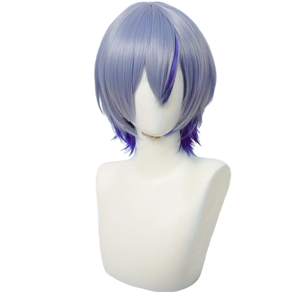 White Smoke Koyanagi Rou Cosplay Wig - Nijisanji / VTuber (Gradient Scalp Style) (FEVERCOS)