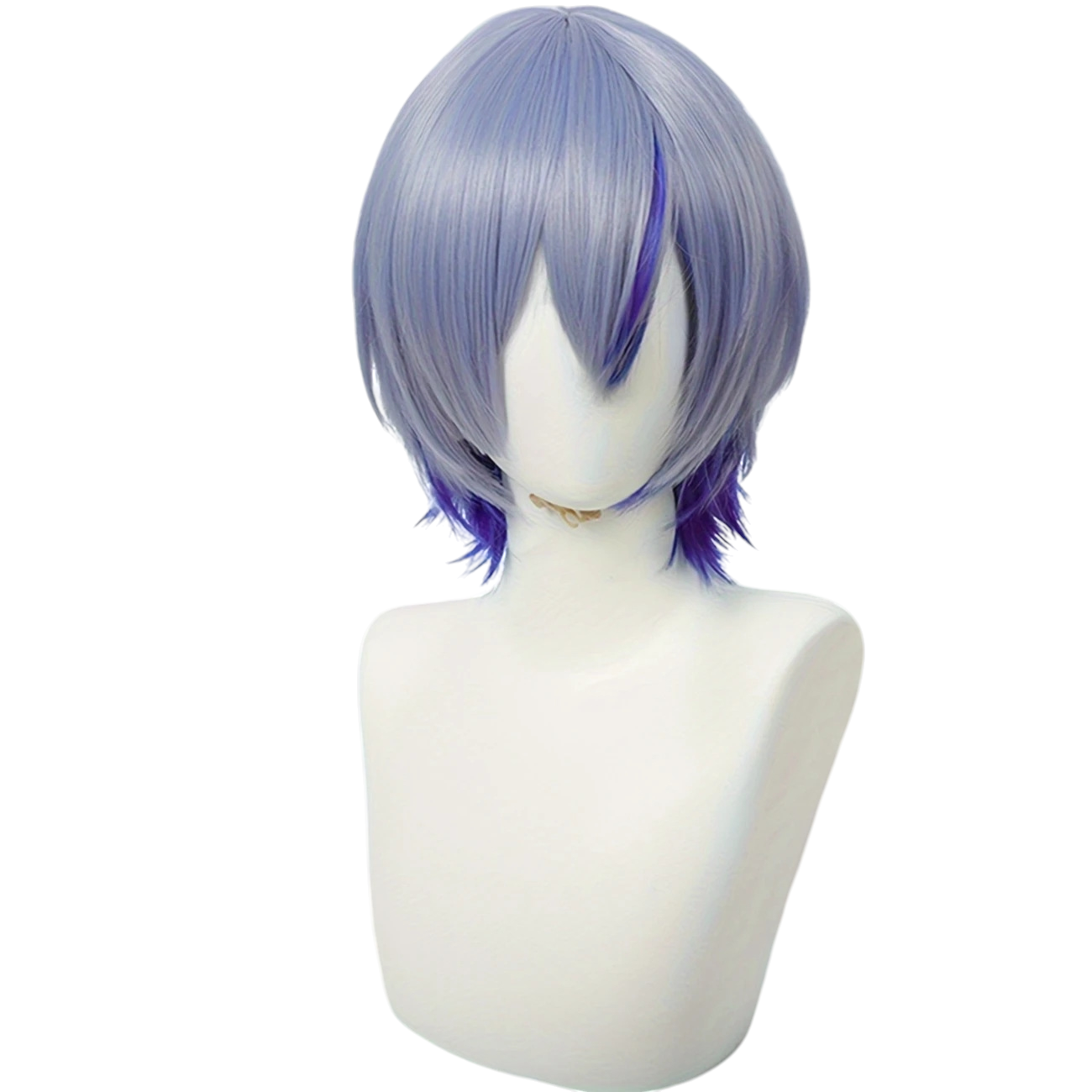 White Smoke Koyanagi Rou Cosplay Wig - Nijisanji / VTuber (Gradient Scalp Style) (FEVERCOS)