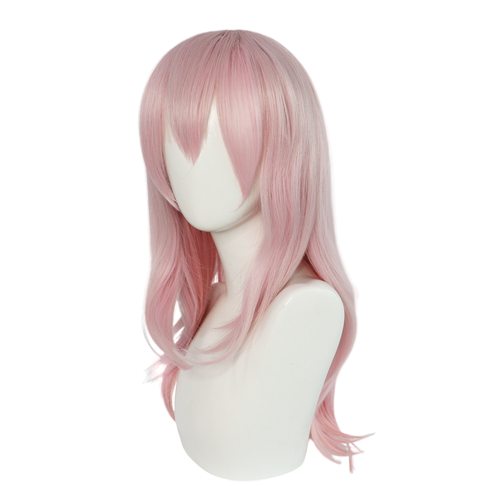 Gray Super Sonico Cosplay Wig - Nitro plus (Pink Straight) (FEVERCOS)