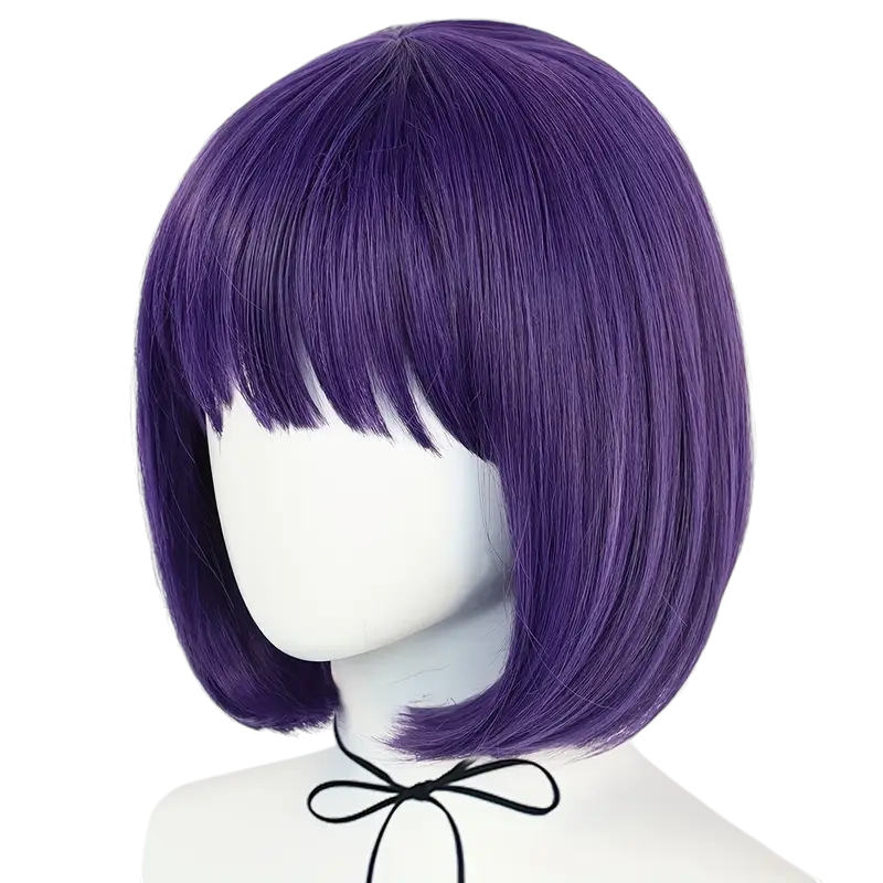 White Smoke Marin Kitagawa (Shizuku-tan) Cosplay Wig - My Dress-Up Darling (Black/Purple 245g) (FEVERCOS)